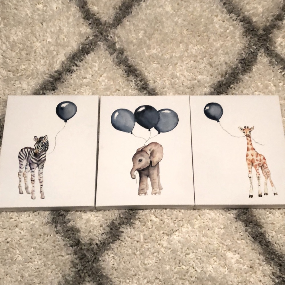 Nursery canvas paintings